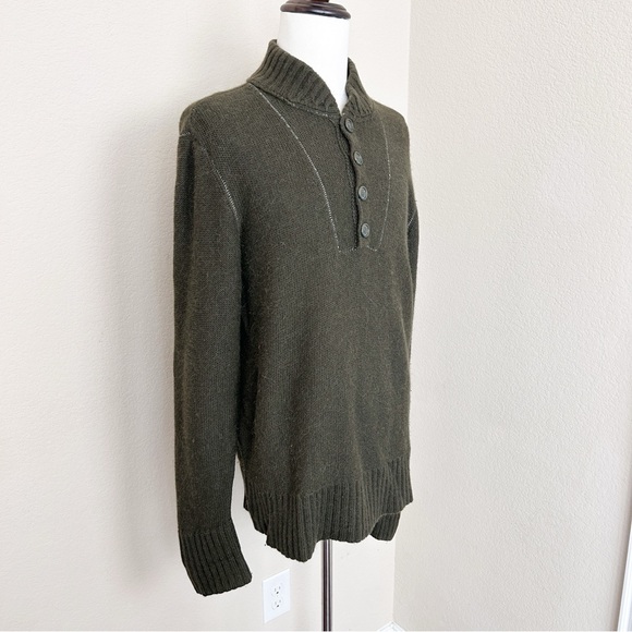 VINCE Men’s Wool Blend Sweater | Size XL | Green - Picture 2 of 8